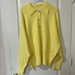 Joe Fresh Vibrant Yellow Knit Sweater
